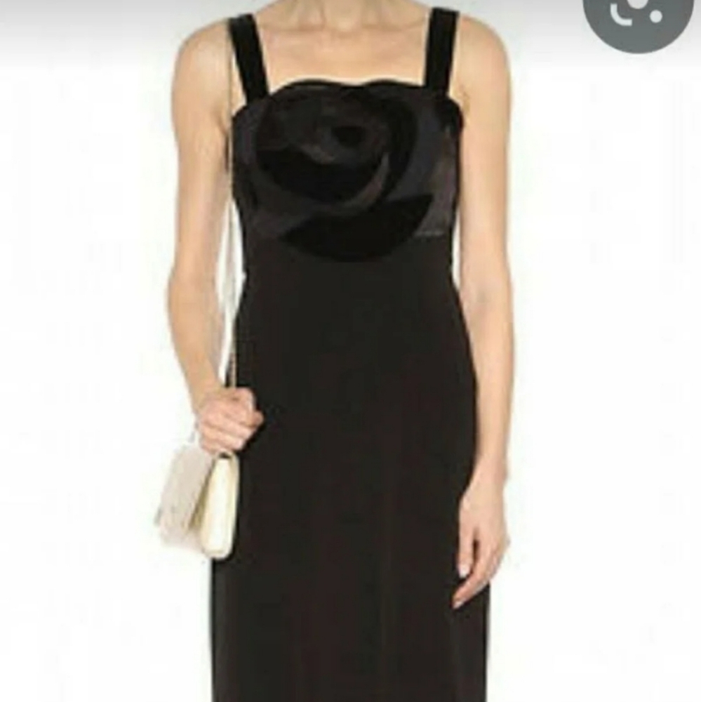 Diane von Furstenberg darling velvet rose dress